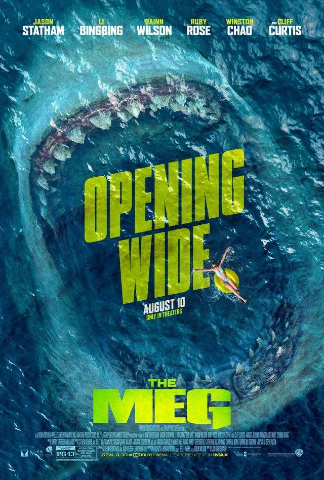 The meg, the legendary megalodon shark movie