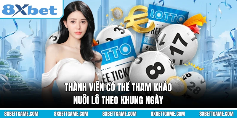 Thành viên có thể tham khảo nuôi lô theo khung ngày